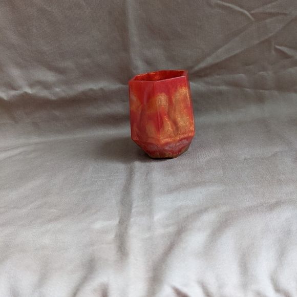 Firey Red and Orange Make-up Brush Holder - Picture 2 of 8